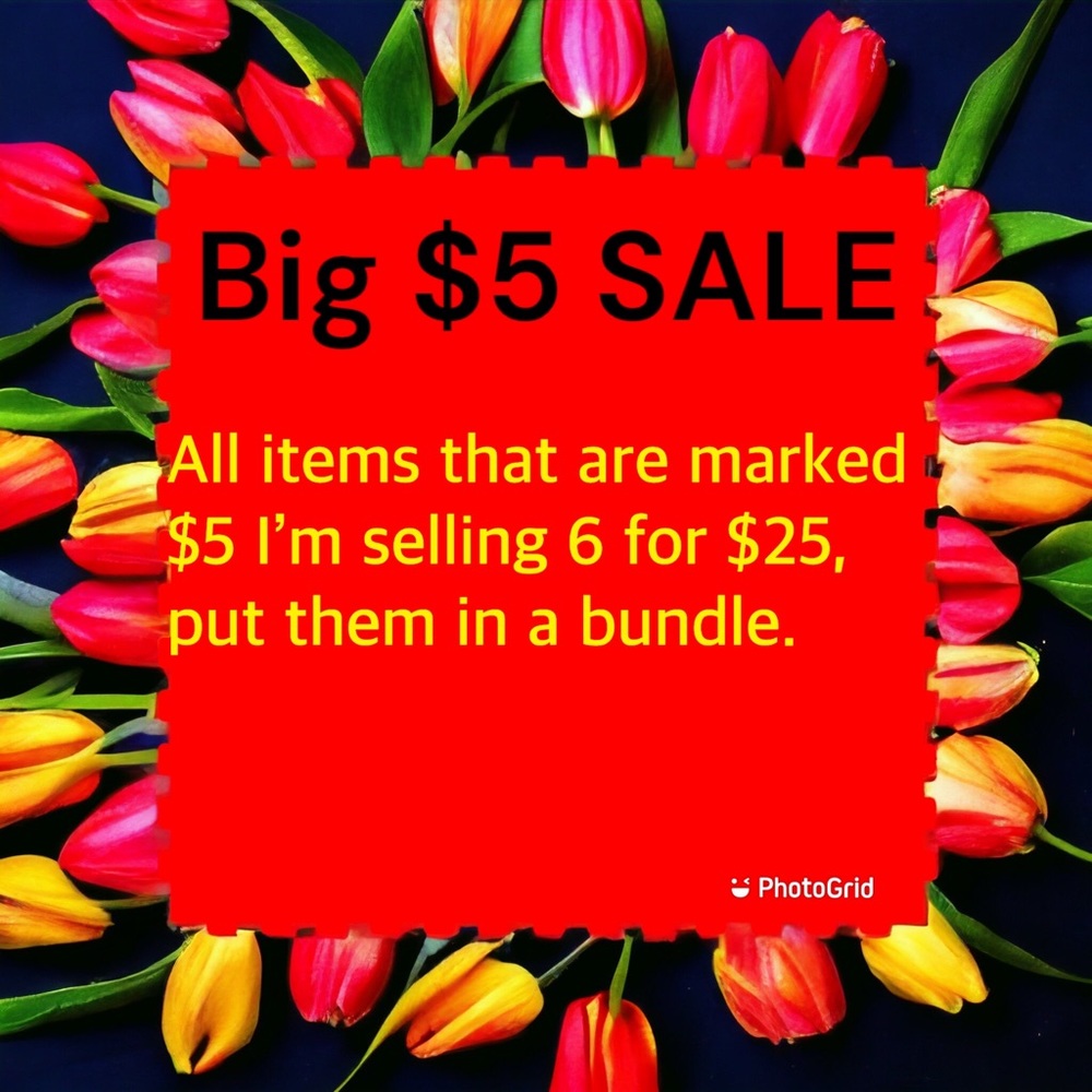 HUGE $5 SALE ❤️❤️❤️❤️❤️❤️❤️❤️❤️❤️❤️❤️❤️❤️❤️❤️❤️❤️❤️❤️❤️❤️❤️❤️❤️❤️❤️❤️❤️💜